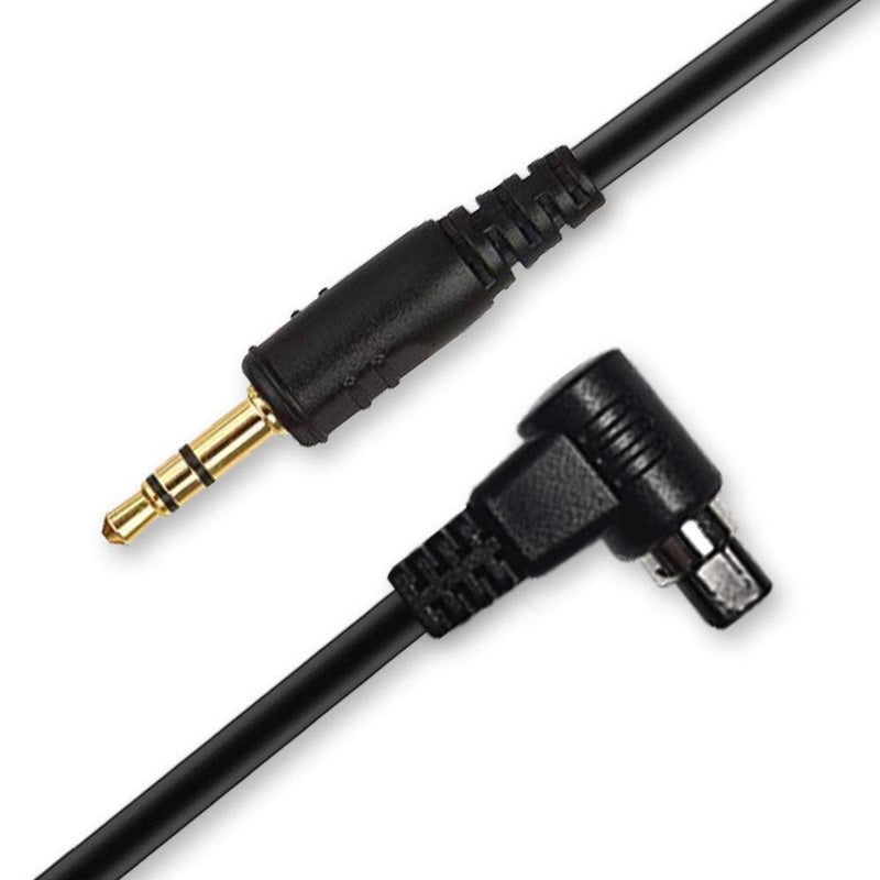 PIXEL 3.5mm N3 Remote Release Cable Remote Controls Connector Cable for Canon Eos 5D Mark IV, 5DS, 5DS R, 5D, 6D, 7D, 50D, 40D, 30D, 20D, D60, D30, EOS-1V, EOS-3 R5 - Image 1